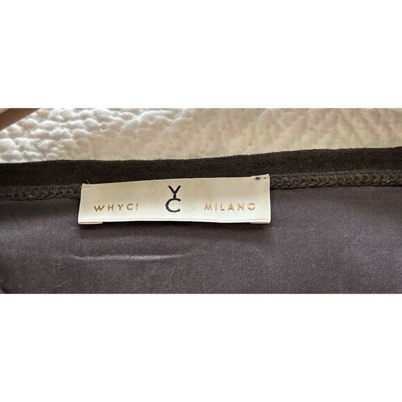 WHYCI Milano Sweater Knitted Wool Blend Layered Knitted Gray Purple Size Med - Picture 8 of 10